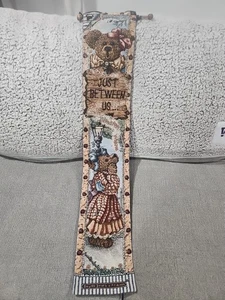 Boyds Mädchen Bären "THE SECRET" Just Between Us Wandteppich Glockenzug Wandbehang - Bild 1 von 5