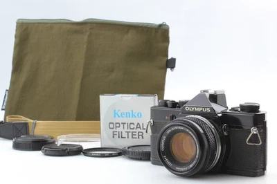 US Tax Included! [N MINT] Olympus OM-1 Black F.Zuiko 50mm f/1.8 Lens From JAPAN - Image 1 of 4