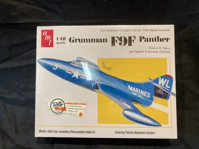 AMT #T643 Grumman F9F Panther 1/48 Factory Sealed, clean and mint - Image 1 of 4