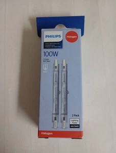 Philips Work Light & Security 100Watt T3 RSC Light Bulbs Pack Of 2 - Picture 1 of 3