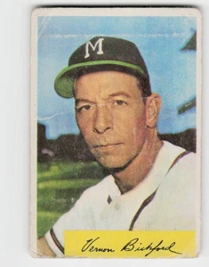 1954 Bowman #176 Vern Bickford - Foto 1 di 2