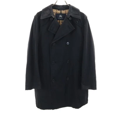 Gabardina BURBERRY LONDON hecha en Japón M negra Sanyo Shokai para hombre Foto 1 de 4