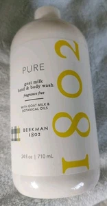 Pikmin 1802 Pure Goat Milk Can And Body Wash 24 Oz - Picture 1 of 6