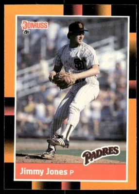 1988 Donruss Baseball's Best #189 Jimmy Jones San Diego Padres Baseball Card - Image 1 of 2