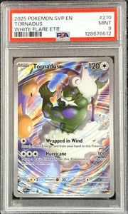 2025 POKÉMON SVP EN TORNADUS WHITE FLARE ETB #210 COME NUOVO 💎 PSA 9 - Foto 1 di 6