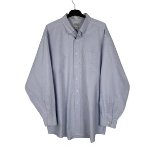 L.L.BEAN Blue Shirt Long Sleeve Casual Cotton Mens XL - Picture 1 of 4