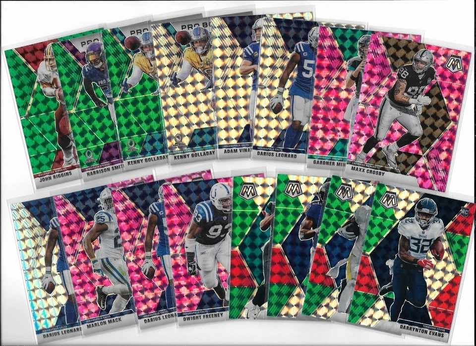 2020 Mosaic Football Silver* Green* Pink* Red+Green  * Parallel's    Free Ship - Image 1 of 1