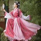 Chinese Traditional Hanfu Costume Ancient Dress Oriental Princess Dance Wear