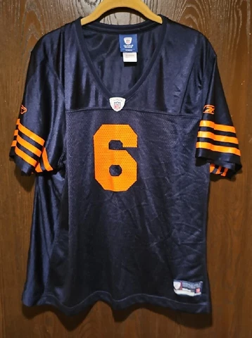 Reebok Blue Jay Cutler Chicago Bears #6 Football Jersey Woman 2XL Cover