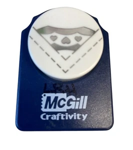 McGill Corner Slot Punch Hearts Craft Punch Scrapbooking Cardmaking Tool Die Cut - Picture 1 of 2