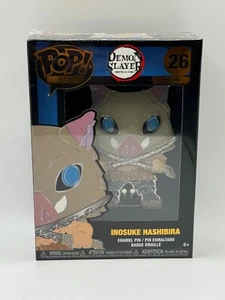 INOSUKE HASHIBIRA #26 DEMON SLAYER EMAILLE FUNKO POP! PIN NEU VERSIEGELT - Bild 1 von 3