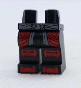 Beine - Schärpe rot Hüftröcke Totenkopf Knieschützer 71785 71783 LEGO® Minifigur Teil - Bild 1 von 1