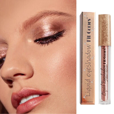 Liquid Eyeshadow Cosmetics Glitter Eyeshadow Pearlescent Eye Shadow Shiny z - Image 1 of 4