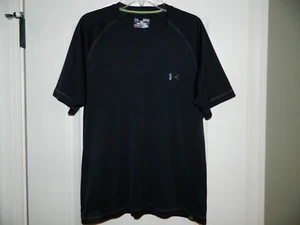 Men's Under Armour Black Athletic Loose Fit Shirt Size Medium - Imagen 1 de 3