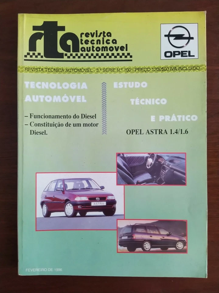 RTA REVISTA TÉCNICA DEL AUTOMOVIL 1996 OPEL ASTRA  - Imagen 1 de 1