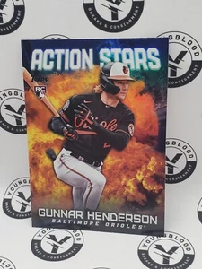 Gunnar Henderson 2023 Topps Chrome Update ROOKIE Action Stars #ASC-2 - Baltimore - Picture 1 of 2