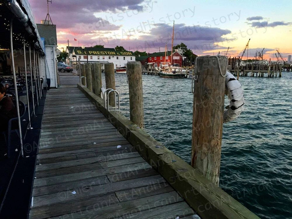 Greenport NY Before the Sunset Photo Print Poster Crabby Jerry’s Claudio’s NOFO — 第 1/1 张图片