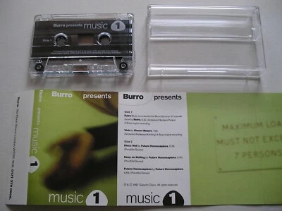BURRO, ELECTRO BIZARRO, FUTURE HOMOSAPIENS *RARE UK HOUSE PROMO CASSETTE TAPE* - Image 1 of 4