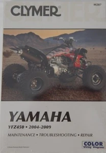 Yamaha ATV Manual YFZ450 04-09 (Does not cover R/R SE models) Clymer M287 New - Imagen 1 de 1