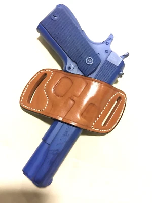 Leather Slide Holster for COLT / KIMBER / RUGER / S&W 1911 - (6511 BRN)