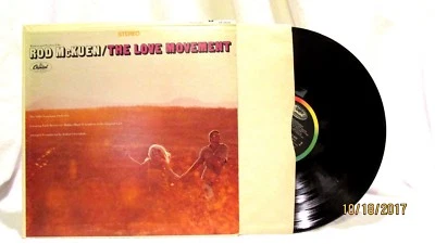 1968 Rod McKuen The Love Movement LP 33 Capitol Vinyl Record ST 2838 Foto 1 de 4