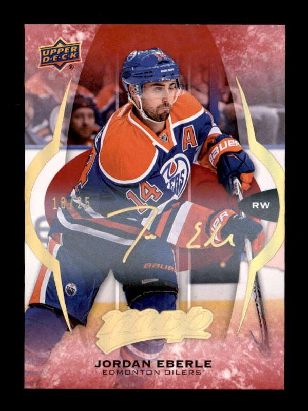 JORDAN EBERLE 2016/17 UPPER DECK MVP #208 SUPER SCRIPTS PARALLEL #18/25 BF4428 - Image 1 of 1