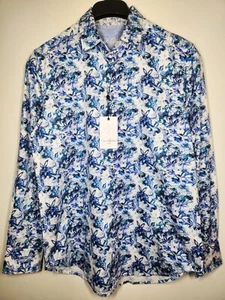 NWT $198 Robert Graham Men's Ronson Floral Longsleeve Button Down Shirt Sz Small - Picture 1 of 7