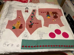 Child's Vest Fabric Panel by Dream Spinners from VIP ~ POSIES & PETS ~ Sz XS-L - Picture 1 of 4