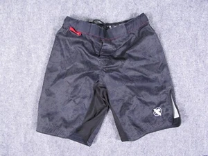 Hayabusa Shorts Mens Small Black Hex MMA Jiu Jitsu Kickboxing Training - Picture 1 of 7