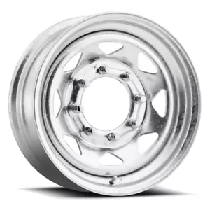 13x4.5 5/4.5 8 Spoke Silver Trailer Wheel - Picture 1 of 1