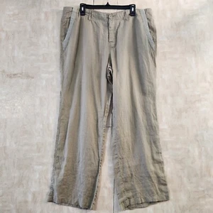 International Concepts Linen Pants Mens 38X30 Light Beige Tan Pants Button Fly - Picture 1 of 15