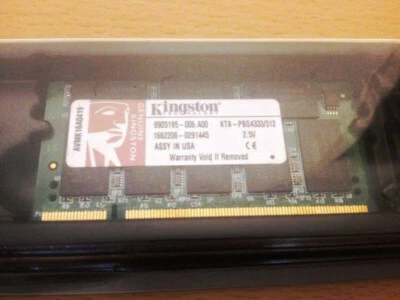 Kingston KTA-PBG4333/512 SODIMM  512MB - 200 PIN - (PC/MAC) - (NEW) - Image 1 of 2