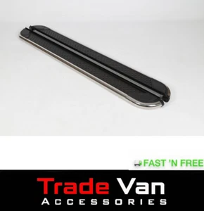 FITS KIA SPORTAGE PHANTOM V2 BLACK SIDE STEPS SIDE BARS RUNNING BOARDS 2016-21 - Picture 1 of 3