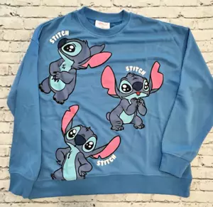 Disney Women's Stitch Adult Pullover Sweatshirt Primark Medium New - Picture 1 of 5