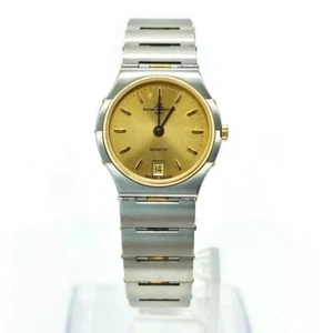 Baume & Mercier 5227 Women’s Quartz Watch – 24mm Gold Dial & Silver Bracelet - Picture 1 of 9