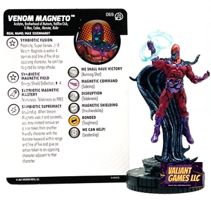 Marvel Heroclix Venom Magneto #069 w/ Card Avengers Fantastic Four Empyre Set - Picture 1 of 1
