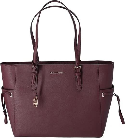 Bolso de Mano Michael Kors Gilly Grande Jet Set con Cordón y Cremallera Superior en Sangre de Buey Foto 1 de 4