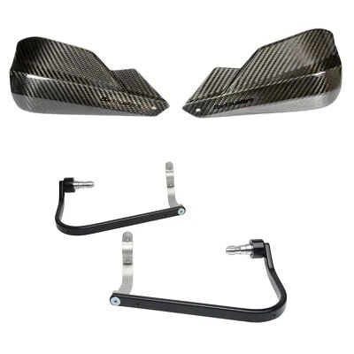 Guardamanos de fibra de carbono Barkbuster montaje en dos puntos Aprilia Shiver 750 2008 - 2016 Foto 1 de 4
