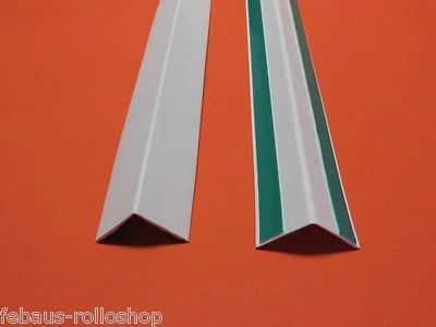 1m Hart PVC Knickwinkel weiß selbstklebend Winkelleisten Flach-Fenster-Eckleiste - Bild 1 von 3