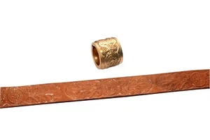 Solid Brass Leather Belt Embossing Roller Design K-0, Roller Dia 38 mm x 30 mm - Picture 1 of 3