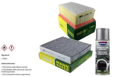 MANN Filterpaket Presto Klima-Reiniger für Dacia Sandero Renault - Bild 1 von 4