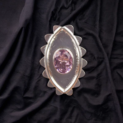 Pink Morganite Gemstone 925 Sterling Silver Handmade Jewelry Ring Gift For Her - Image 1 of 3