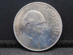 1965 Great Britain Winston Churchill Commemorative Coin, Gift, Collection +BONUS - Picture 1 of 6
