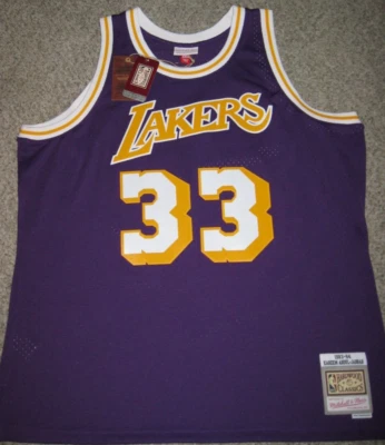 Camiseta deportiva Mitchell&Ness Swingman púrpura para hombre Kareem Abdul-Jabbar LA Lakers - L y 2X Foto 1 de 4