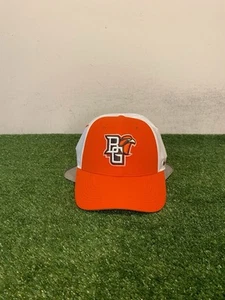 Bowling Green Falcons hat cap fitted small S/M orange white nike mens BGSU - Picture 1 of 8