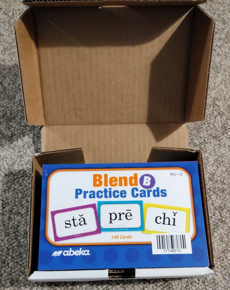 Abeka Blend B Practice Cards (Complete Set) - Image 1 of 1