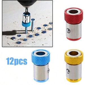 Cabezal de destornillador Extensión magnética Punta de broca pivotante Anillo magnético antideslizante - Imagen 1 de 11