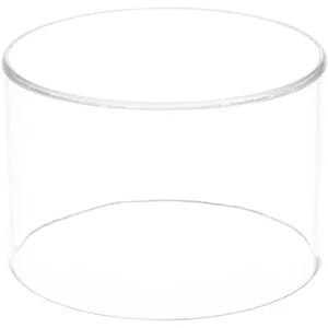 Plymor Clear Acrylic Round Cylinder Display Riser, 4" H x 6" D - Picture 1 of 1