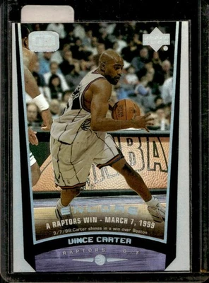 1998-99 Upper Deck Encore Vince Carter Rookie RC #146 Raptors - Image 1 of 2