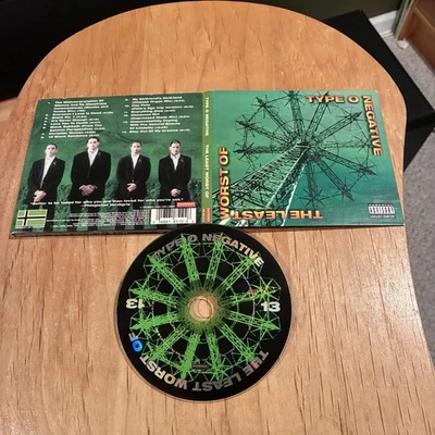 The Least Worst Of Type O Negative CD 1st US press carnivore black sabbath Foto 1 de 4